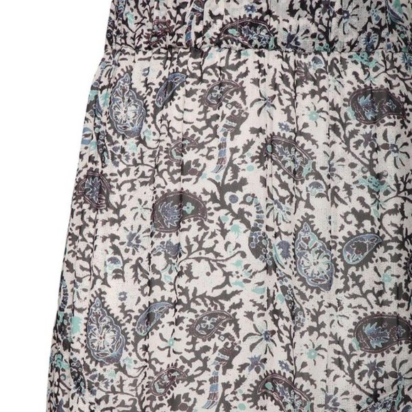 NEW Isabel Marant Printed Midi Skirt Size 36 Women BNWT - Picture 11 of 12